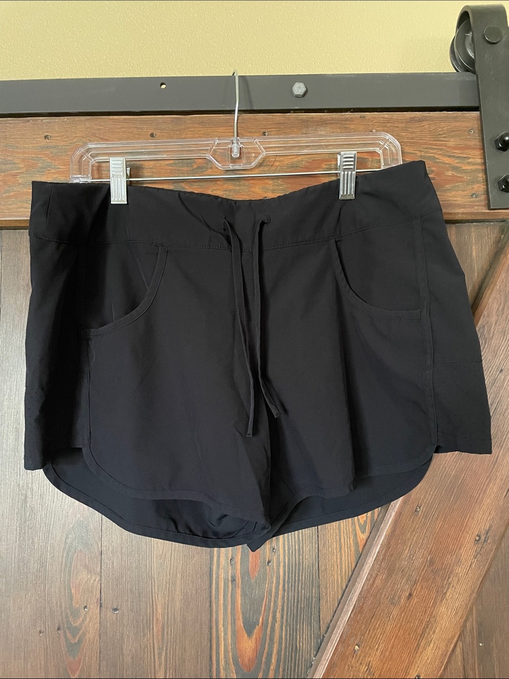 Magellan Outdoors Black Women's Athletic Drawstring Shorts